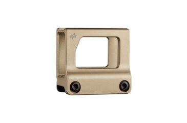 Image of Blackout Defense OneX Aimpoint Micro Riser Mount 1.93in, Clear Anocoat, Gold, RSRONEXAIMPNT1.93CLR