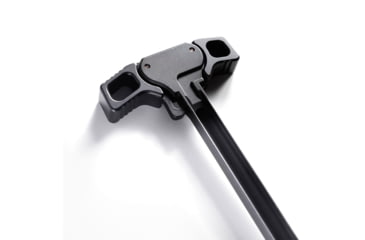 Image of Blackout Defense Stryker Ambi Gas-Deflecting Charging Handle, Right-Hand Deflection, Compact Lever, Black, Black, CHG15RIGHTCMTBLK
