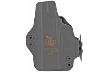 Image of BlackPoint Tactical Dual Point IWB, Inside Waistband Holster, Fits Sig P365 X-Macro, Right Hand, Kydex Construction, Black 151988