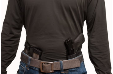 Image of BlackPoint Tactical Mini Wing Kydex IWB Holster, Fits Glock 43X, With 15 Degree Cant, Right Hand, Black, 115947