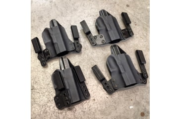 Image of BlackPoint Tactical Mini Wing Kydex IWB Holster, Fits Glock 43X, With 15 Degree Cant, Right Hand, Black, 115947