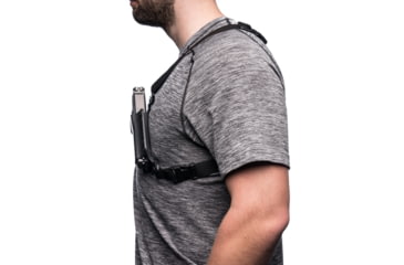 Image of BlackPoint Tactical Outback Kydex Chest Holster, Fits 5 in 1911, Right Hand, Black, 105836