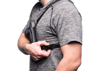 Image of BlackPoint Tactical Outback Kydex Chest Holster, Fits 5 in 1911, Right Hand, Black, 105836