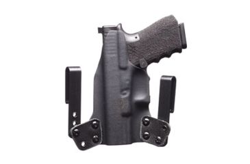 Image of Blackpoint Tactical Sig Sauer P320 Full Size Kydex Mini Wing IWB Right Hand Inside the Pants Holster, Black, BPT102314