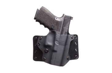 Image of Blackpoint Tactical Sig Sauer P320 Leather Wing Kydex Right Hand Holster, Black, BPT104670