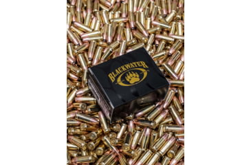 Image of Blackwater Ammunition Defense Grade 9mm 9mm 115 Grain Jacketed Hollow Point Brass Cased Centerfire Pistol Ammo, 20 Round, BWA-5007