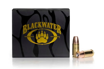 Image of Blackwater Ammunition Defense Grade 9mm 9mm 115 Grain Jacketed Hollow Point Brass Cased Centerfire Pistol Ammo, 20 Round, BWA-5007