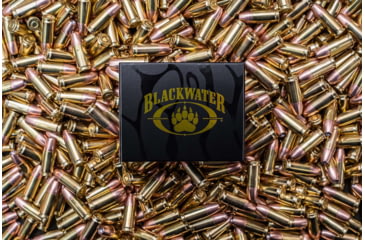 Image of Blackwater Ammunition Defense Grade 9mm 9mm 115 Grain Jacketed Hollow Point Brass Cased Centerfire Pistol Ammo, 20 Round, BWA-5007