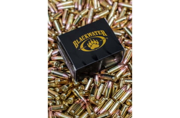 Image of Blackwater Ammunition Defense Grade 9mm 9mm 115 Grain Jacketed Hollow Point Brass Cased Centerfire Pistol Ammo, 20 Round, BWA-5007
