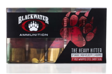 Image of Blackwater Ammunition The Heavy Hitter 12 gauge Sabot, Polymer Coated Steel, 5 Pack, BWF-HEAVY12