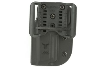 Image of Blade-Tech S&amp;W M&amp;P Signature OWB Hard Right Hand Belt Holster w/ Adjustable String Ray Loop, Black, BTHOLX0008SMP9ASBLKRH