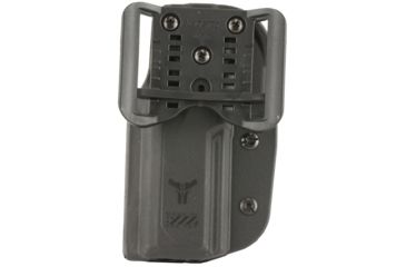 Image of Blade-Tech Sig Sauer P320C Right Hand Signature Outside The Waistband Belt Holster w/ Adjustable String Ray Loop, Black, BTHOLX0008S320ASBLKRH