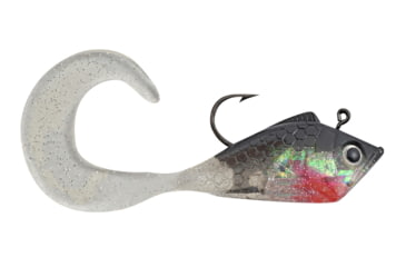 Image of Blaze Fishing Gear Rigged Grub Grub, 5, 2in, Pearl/Black, RCM2-PBB