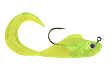 Image of Blaze Fishing Gear Rigged Grub 5pk Sp/Chartreuse, RCM2-31