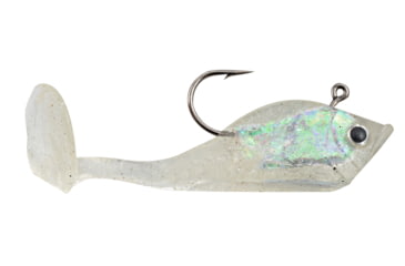 Image of Blaze Fishing Gear Rigged Shad Shad, 5, 2in, Pearl/White, RSB2-PWS