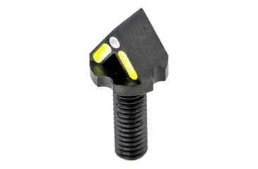 Image of Blitzkrieg Components AR-15 Chevron Front Sight Post w/ Tritium Dot And No Tool, Green, ARCFS08LGTD