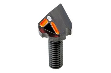 Image of Blitzkrieg Components AR-15 Chevron Front Sight Post w/ Tritium Dot And No Tool, Orange, ARCFS08OTD