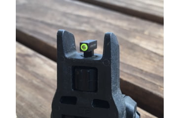 Image of Blitzkrieg Components Magpul MBUS Gen 3 Flat Tritium Circle Dot Sight Post, Green Circle, MP3FCD12GTD