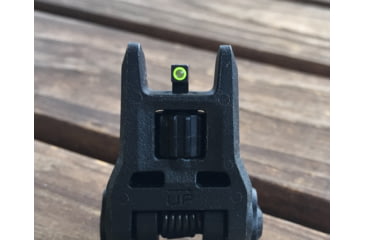 Image of Blitzkrieg Components Magpul MBUS Gen 3 Flat Tritium Circle Dot Sight Post, Green Circle, MP3FCD12GTD