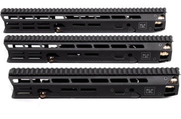 Image of BLK LBL AR-10 DPMS Low Handguard w/ Integral Bipod, Black, 14 in, BL-AR10L-B-14-BLK