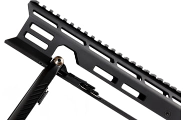 Image of BLK LBL AR-10 DPMS Low Handguard w/ Integral Bipod, Black, 14 in, BL-AR10L-B-14-BLK