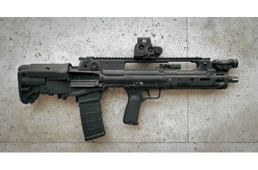 Image of BLK LBL Hellion/VHS-2 Handguard with Integrated Bipod, 16in, Black, BL-VHS2-B-SH-BLK