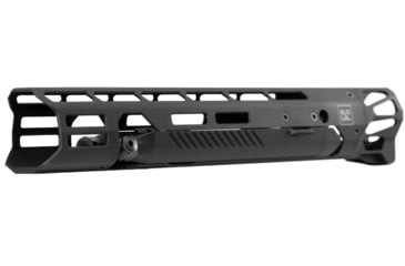Image of BLK LBL Q Fix Handguard w/ Integral Bipod, Grey, 14 in, BL-Q FIX-B-14-GRY