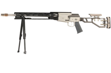 Image of BLK LBL Q Fix Handguard w/ Integral Bipod, Grey, 14 in, BL-Q FIX-B-14-GRY