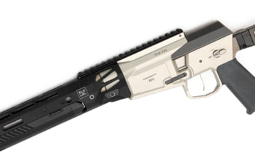 Image of BLK LBL Q Fix Handguard w/ Integral Bipod, Grey, 14 in, BL-Q FIX-B-14-GRY