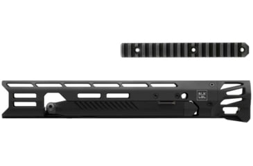 Image of BLK LBL Q The Fix Bipod 14in Rifle Handguard, Black, 14, BL-QFIX-B-14-GRY