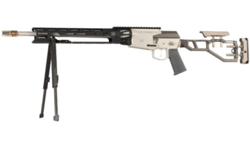 Image of BLK LBL Q The Fix Bipod 14in Rifle Handguard, Black, 14, BL-QFIX-B-14-GRY