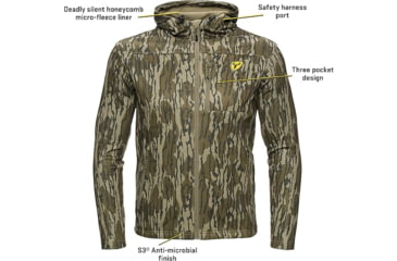 Image of Blocker Outdoors Silentec Jacket - Mens, Mossy Oak Bottomland, Medium, 1408956