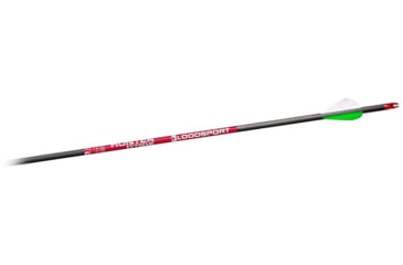 Image of BloodSport Hunter Extreme Arrow 350 Spine, 6 Pack, Black, BLS-BLD133506