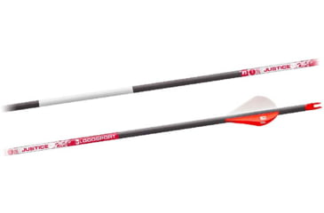 Image of BloodSport Justice Arrows 350 2 in. Vane 6 pk., Black, Black, BLS-BLDS135