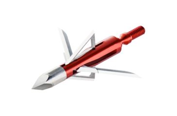 Image of BloodSport Nitefall Broadhead 100 grain, Red, Pack of 3, 10816