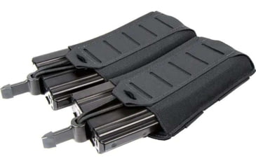 Image of Blue Force Gear AFD, Double M4 Mag Pouch, Black, HW-AFD-M4-2-BK