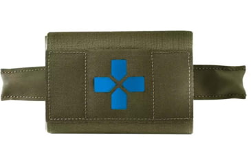 Image of Blue Force Gear Belt Mount Micro Trauma Kit Essentials Supplies, Ranger Green, BT-TKN-MTKN-ESS-RG