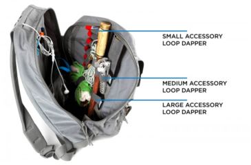 Image of Blue Force Gear Dapper Accessory Loops Small, Wolf Gray, Small DAP-LOOP-S-WF