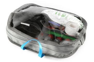 Image of Blue Force Gear Dapper Zippered Vinyl Utility Pouch Size 7inX4in, Wolf Gray, 7inx4in DAP-U-VINYL-02-WF