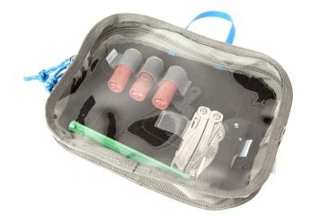 Image of Blue Force Gear Dapper Zippered Vinyl Utility Pouch Size 7inX4in, Wolf Gray, 7inx4in DAP-U-VINYL-02-WF