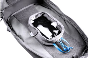 Image of Blue Force Gear Dapper Zippered Vinyl Utility Pouch Size 7inX9in, Wolf Gray, 7inx9in DAP-U-VINYL-01-WF