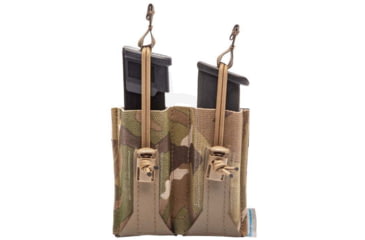 Image of Blue Force Gear Double Pistol Mag Pouch with Bungee, Multicam, HW-M-PISTOL-2-BG-MC