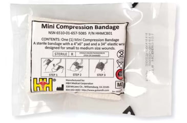 Image of Blue Force Gear H&amp;H Mini Compression Bandage, 4in, P-MED-TD-1-RTL