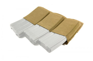 Image of Blue Force Gear Helium Whisper Ten Speed Horizontal Triple M4 Mag Pouch, Coyote Brown HW-TSP-HZ-M4-3-CB