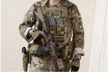 Image of Blue Force Gear Helium Whisper Ten Speed Horizontal Triple M4 Mag Pouch, Multicam HW-TSP-HZ-M4-3-MC