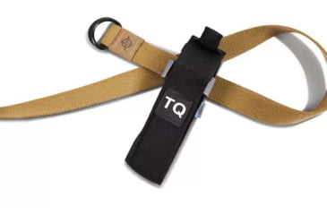 Image of Blue Force Gear Helium Whisper Tourniquet Pouch w/CAT Tourniquet, Black, HW-TQH-TNOW-CAT-BK