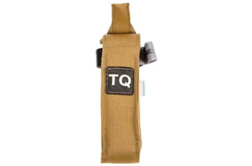 Image of Blue Force Gear Helium Whisper Tourniquet Pouch w/CAT Tourniquet, Coyote Brown, HW-TQH-TNOW-CAT-CB