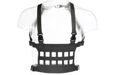 Image of Blue Force Gear Micro Rackminus 6 Column Chest Rig, Black MM-CHESTRIG-5-BK