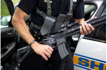 Image of Blue Force Gear Micro Rackminus 6 Column Chest Rig, Wolf Gray MM-CHESTRIG-5-WF