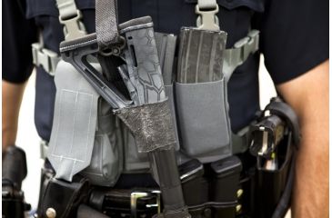 Image of Blue Force Gear Micro Rackminus 6 Column Chest Rig, Wolf Gray MM-CHESTRIG-5-WF